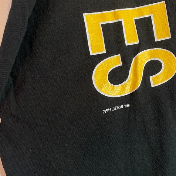 Vintage 1993 Competitor MLB Pittsburgh Pirates Color Block T-Shirt Size XL - Picture 3 of 7